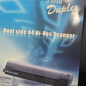 3100D Gray Duplex A4 Hi-Res Compact Scanner
